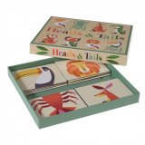This mix and match heads and tails game in the fun Colourful Creatures design is perfect for helping little ones learn