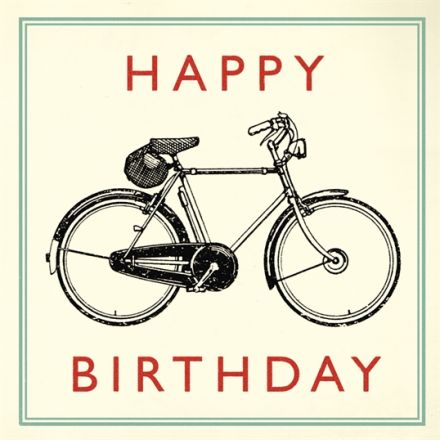Bicycle Birthday Greeting Card