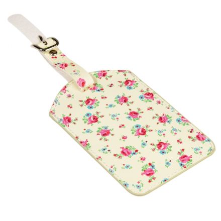 A pretty and practical fabric luggage tag with matching gift box. From the popular La Petite Rose range.