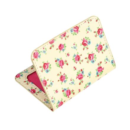A pretty and practical travel card holder in the popular La Petite Rose design.