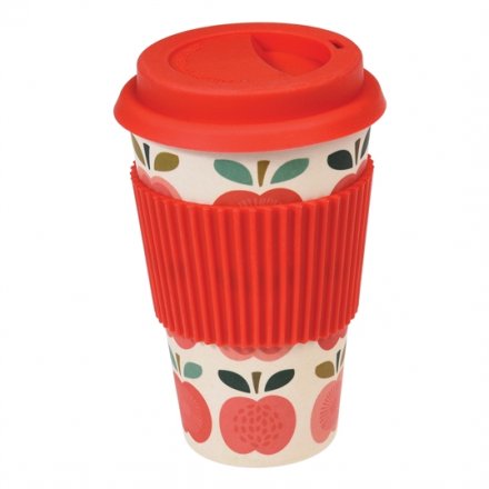 This biodegradable travel cup comes printed with our popular Vintage Apple design. 