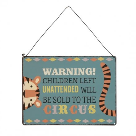 Children To The Circus Sign