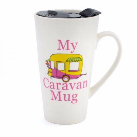 My Caravan Travel Mug Pink