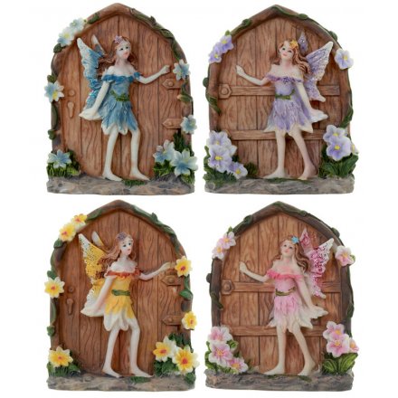 Bring the magic of fairies to your home or garden with these trending resin based fairy doors 