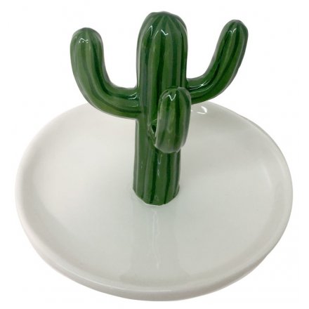 Never lose your jewellery again with this quirky and fun cacti themed trinket dish 