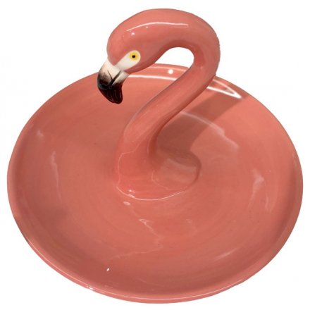  Never lose your jewellery again with this quirky and fun Flamingo themed trinket dish 