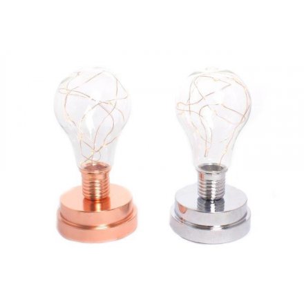Copper/Silver LED Bulbs