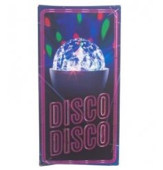 Let's get the party started and boogie with this glittering disco light bulb!