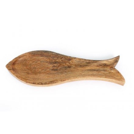 Wooden Fish Tray, 30cm
