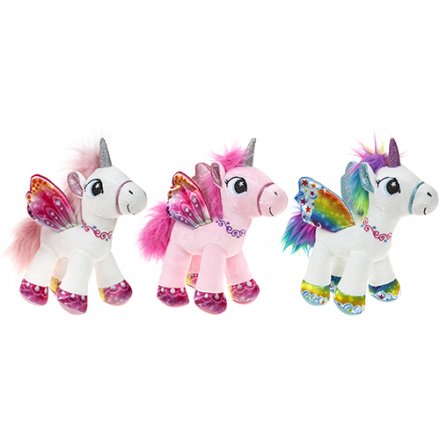 Standing Unicorn Soft Toy 8.5"