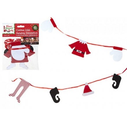 fun and festive red/green bunting with Elf clothing.