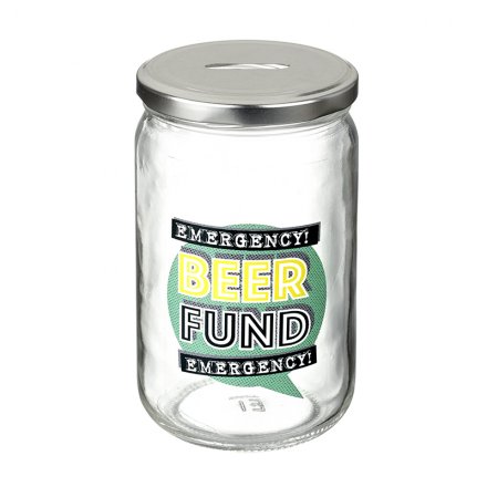 Emergency Beer Fund Jar