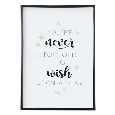 Wish Upon A Star Wall Art 41cm