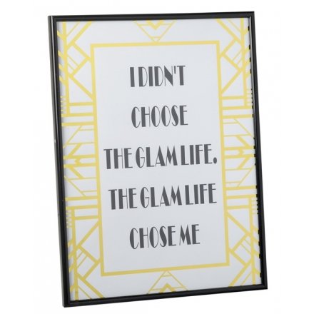 The Glam Life Wall Art