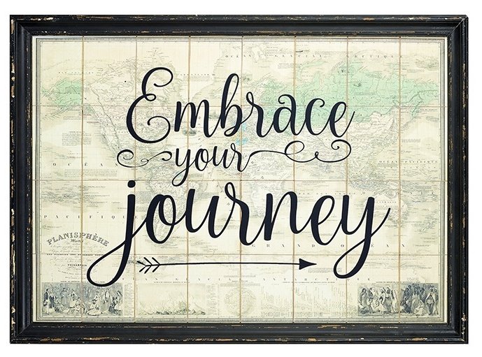 embrace the journey signs