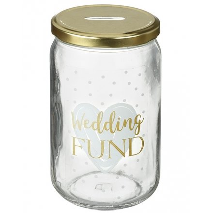 Wedding Fund Mason Jar 17cm