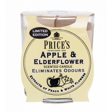 Prices Candle Jar Apple & Elderflower
