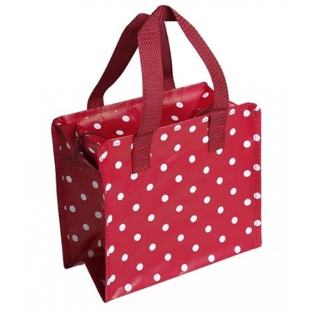 Red Polka Dot Lunch Bag