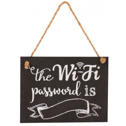 Wifi Password Chalk Board Sign