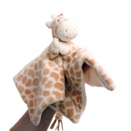 Super Soft Giraffe Fingerpuppet blanket 