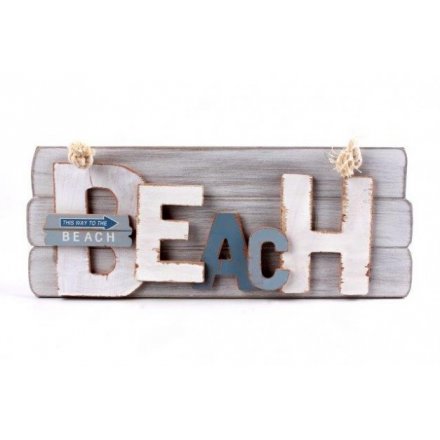 Hanging 'beach' Plaque