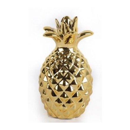 Gold Pineapple, 24cm