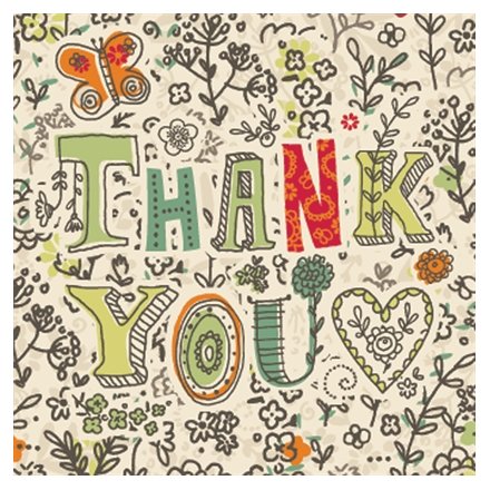 Nature Lovers Thank You Card
