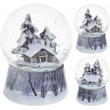 Winter Village Snow Globe