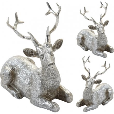 Lying Reindeer Ornament, 2a