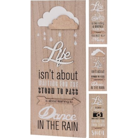 Wooden Life Signs, 3a