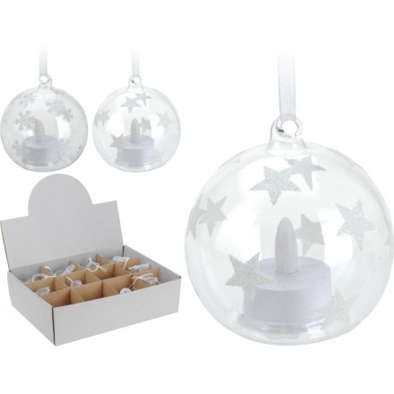 LED Bauble W/Star