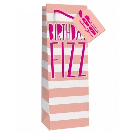 Birthday Fizz Bottle Bag