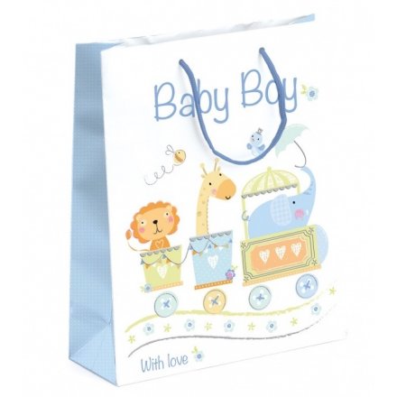 Circus Baby Boy Gift Bag, Medium