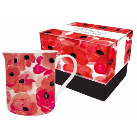Poppy Mug W/Gift Box