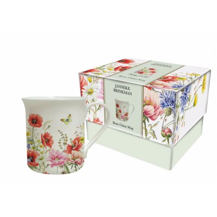 Poppy Garden Mug in Box