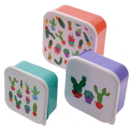 Lauren Billingham Cactus Lunch Boxes, Set of 3