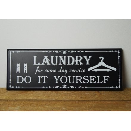 Do It Yourself Laundry Sign