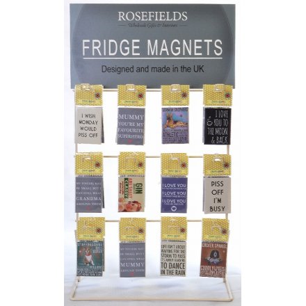 Fridge Magnet Stand With Header Card