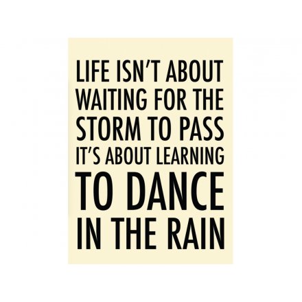 Dance In The Rain Magnet Sign