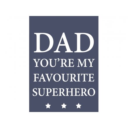 Dad You're My Favourite Superhero Magnet