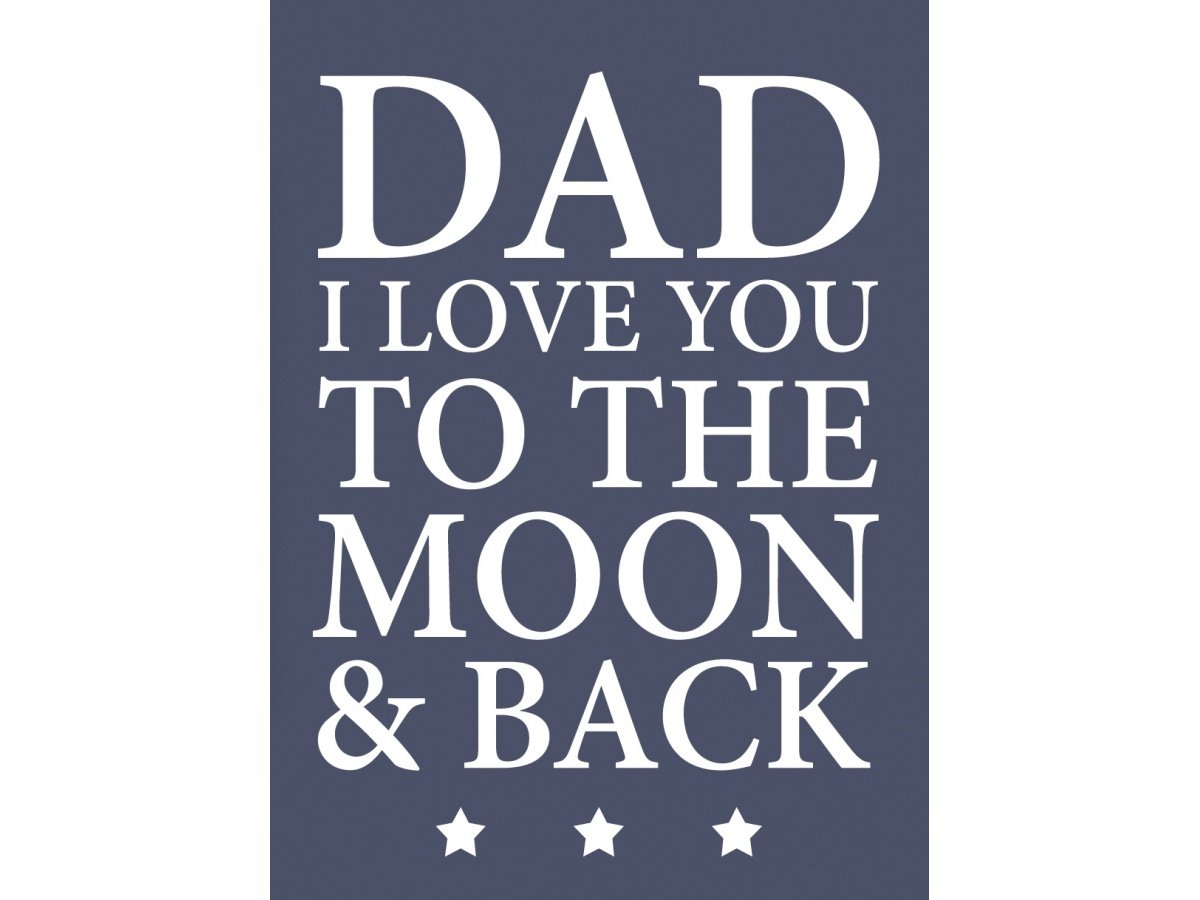 Dad Moon & Back Magnet | 36174 | Occasions / Gifts For Him ...