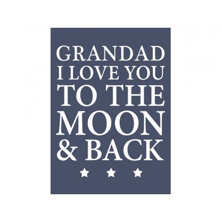 Moon & Back Grandad Magnet 