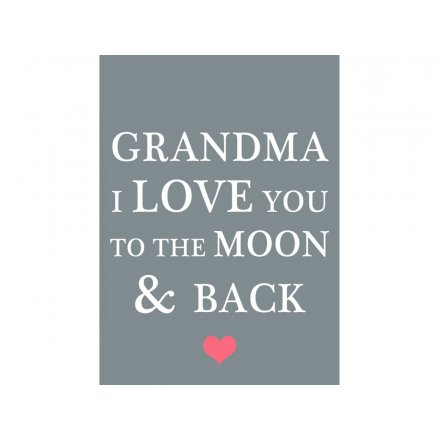 Grandma Love Moon & Back Magnet 