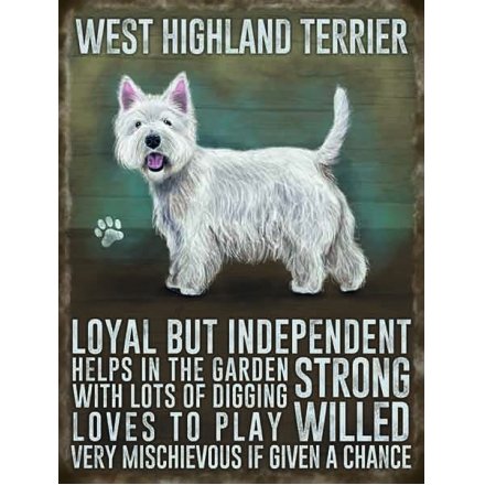 Small Westie Magnet