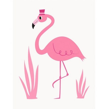 Pink Flamingo Card