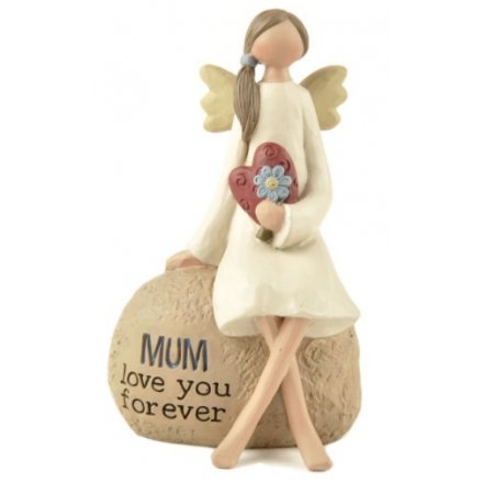 Mum Angel Decoration, 10cm
