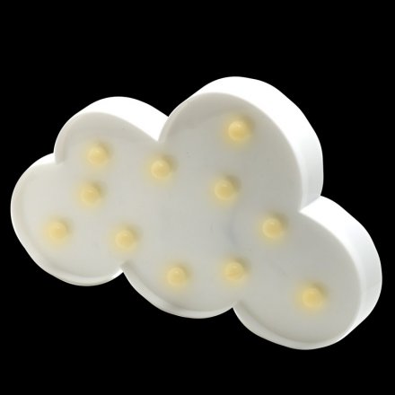 A sweet dreams inspired led light in a cute cloud shape 