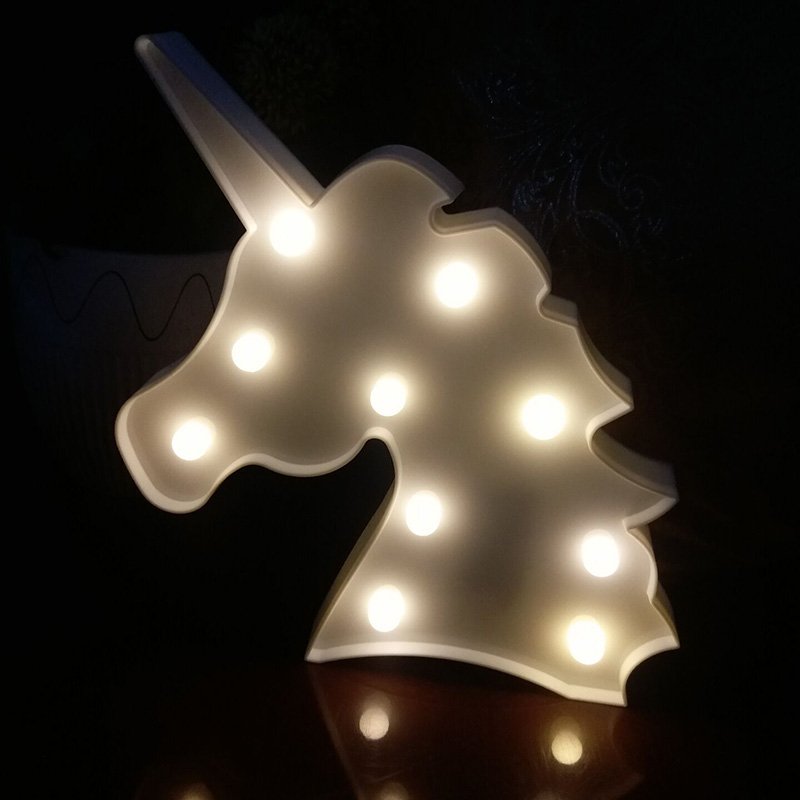 Unicorn LED Light Up 24.5cm 36255 Interior Decor / Lighting