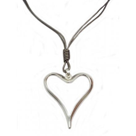Cord Heart Necklace