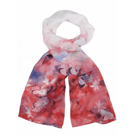  This beautiful assortment of watercolour inspired butterfly designed scarves will add a perfect touch to any outfit 
